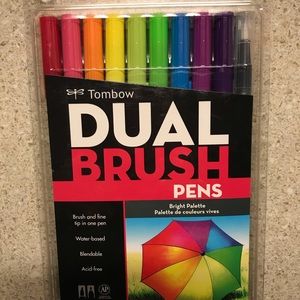 Tombow dual brush pens - Bright Palette